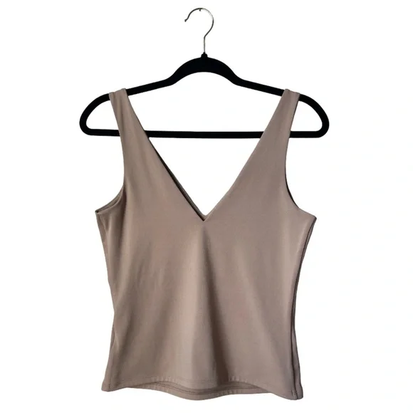 express body contour tan tank top - Picture 2 of 4